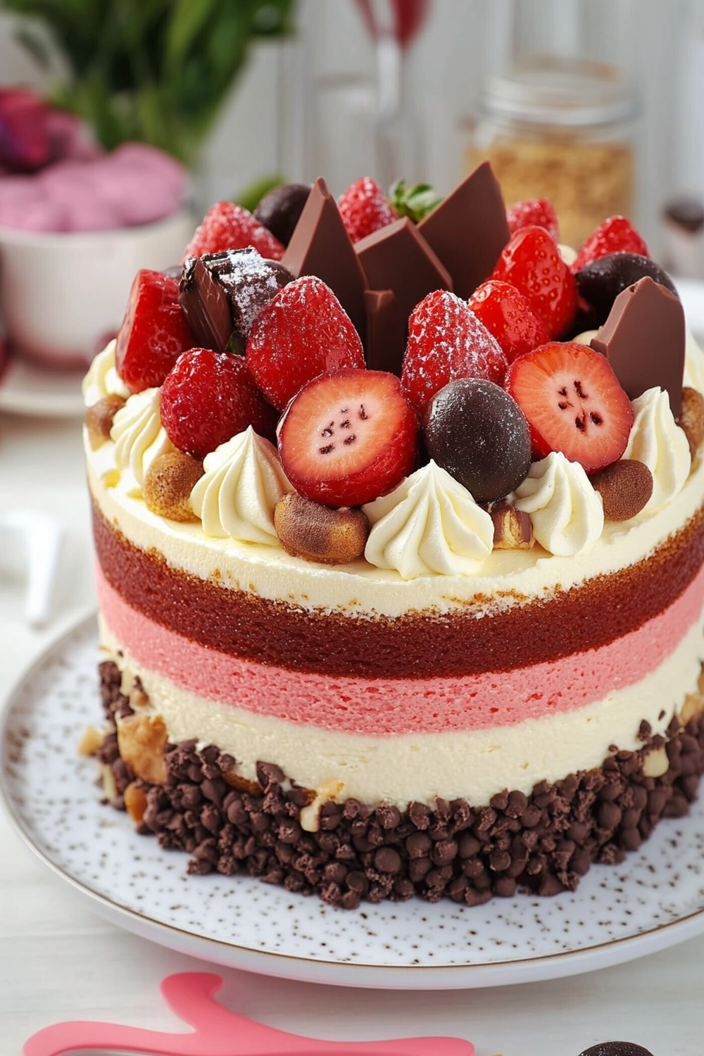 Neapolitan cake