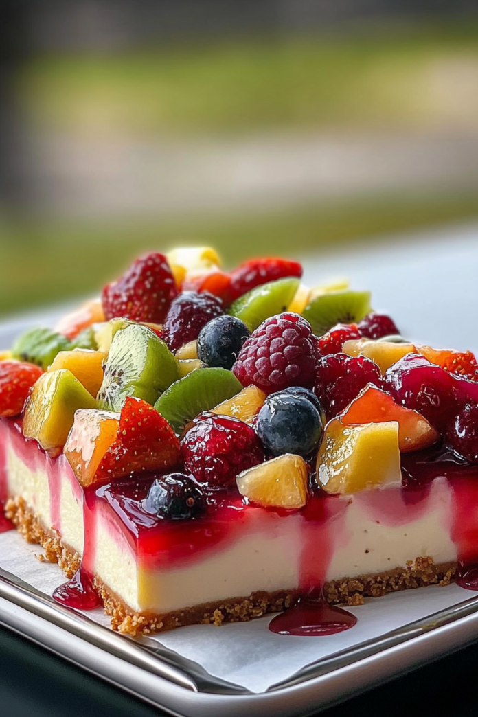 Creamy Cheesecake Fruit Delight