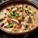 Creamy Chicken Chili Crockpot Magic