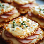 Savory Ham & Swiss Cracker Melts
