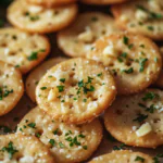 Crunchy Garlic Parmesan Ritz Bites - Easy Snack Recipe