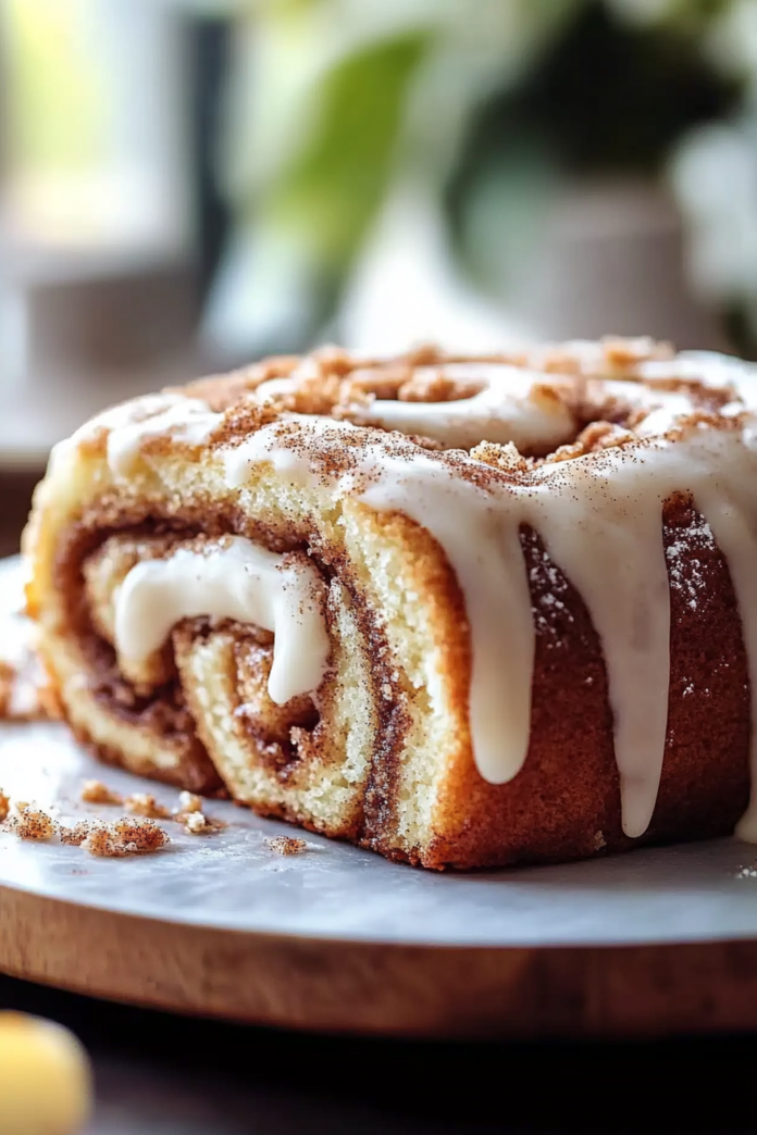 Irresistible Cinnamon Roll Cake Delight