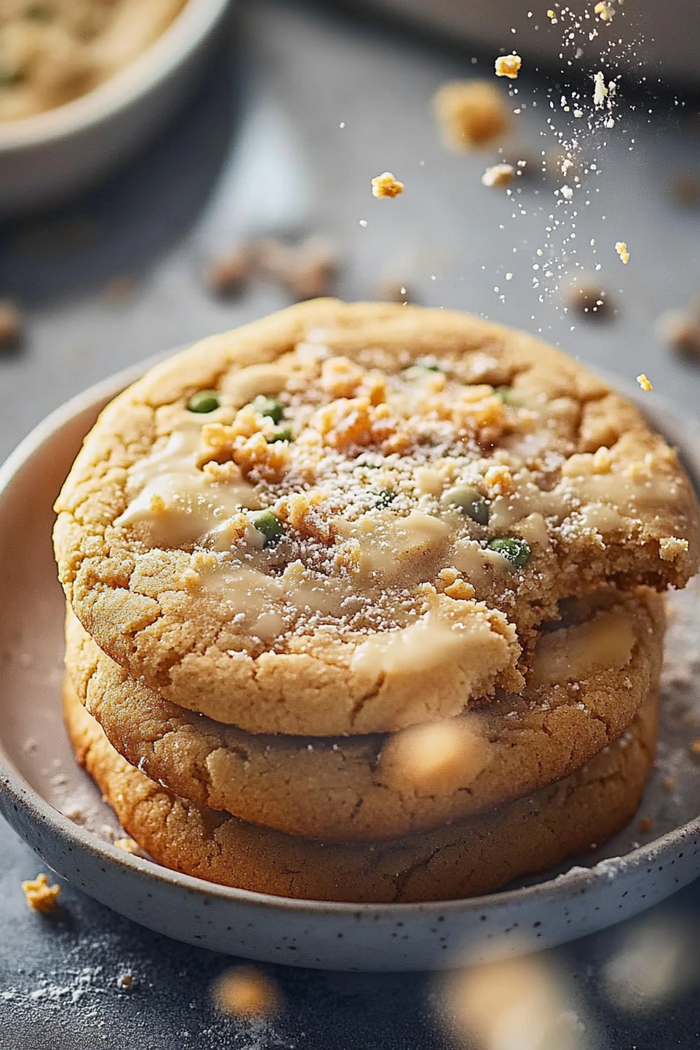 Crumbl Confetti Cookies