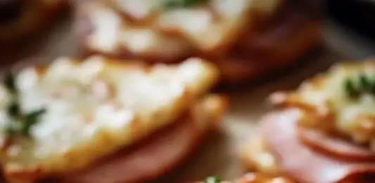 Savory Ham & Swiss Cracker Melts