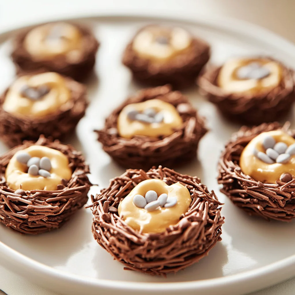 Easter Bird Nests Cookies