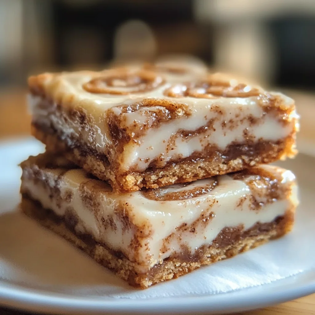Cinnamon Roll Bliss Bars