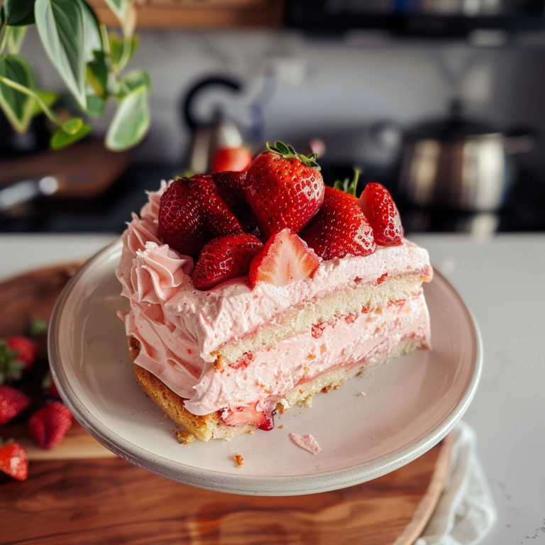 Strawberry Cream Layer Cake Recipe to Delight - Hibord