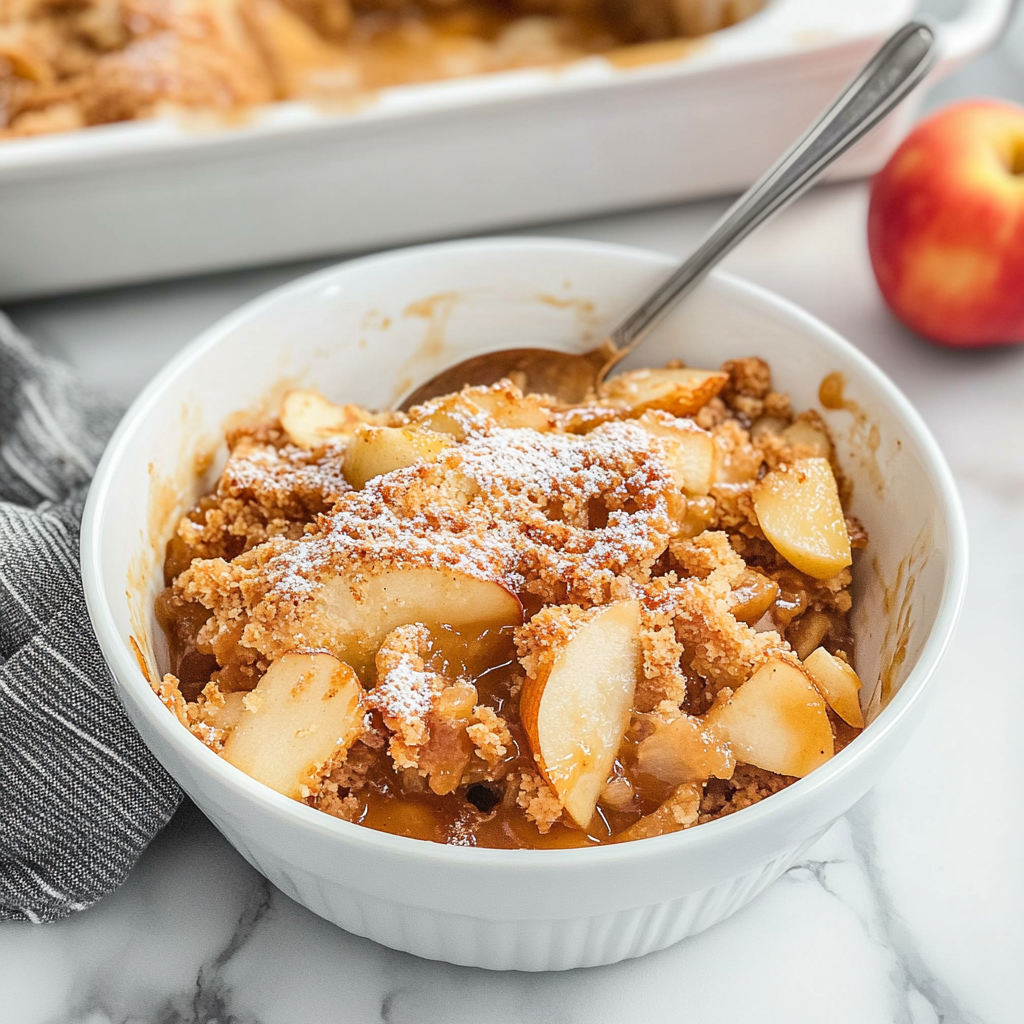 Caramel Apple Cobbler