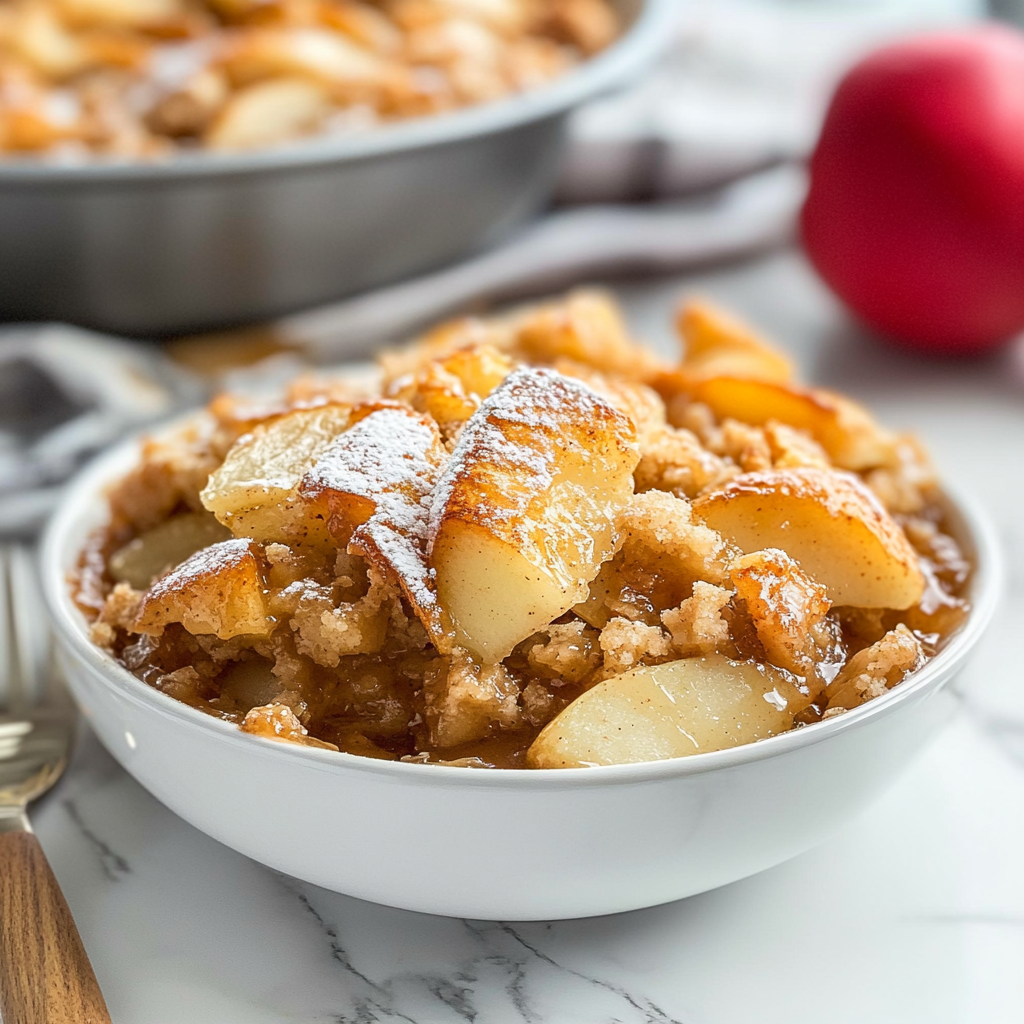 Caramel Apple Cobbler