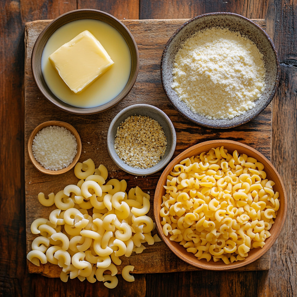 Copycat Panera Mac and Cheese ingredients