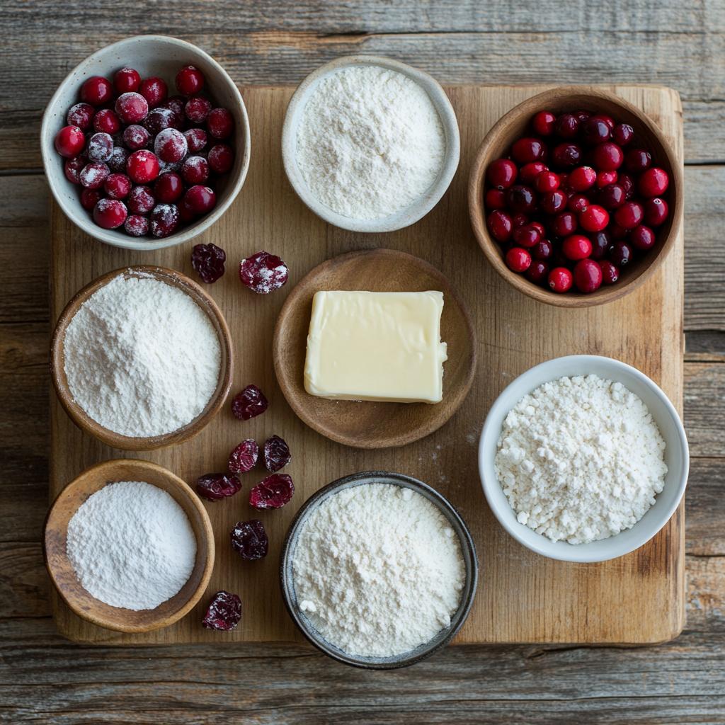 Cranberry Soda Bread ingredients