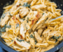 Creamy Garlic Chicken Pasta