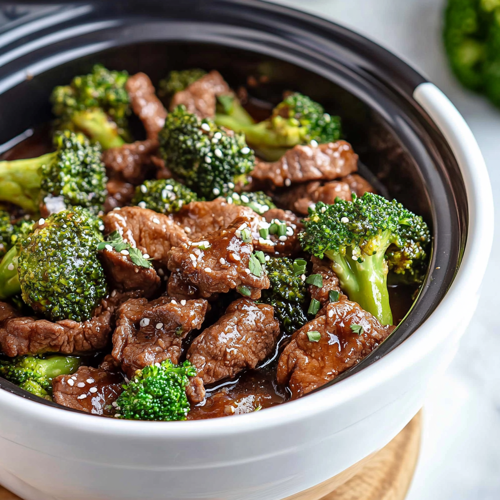 Crockpot Beef and Broccoli