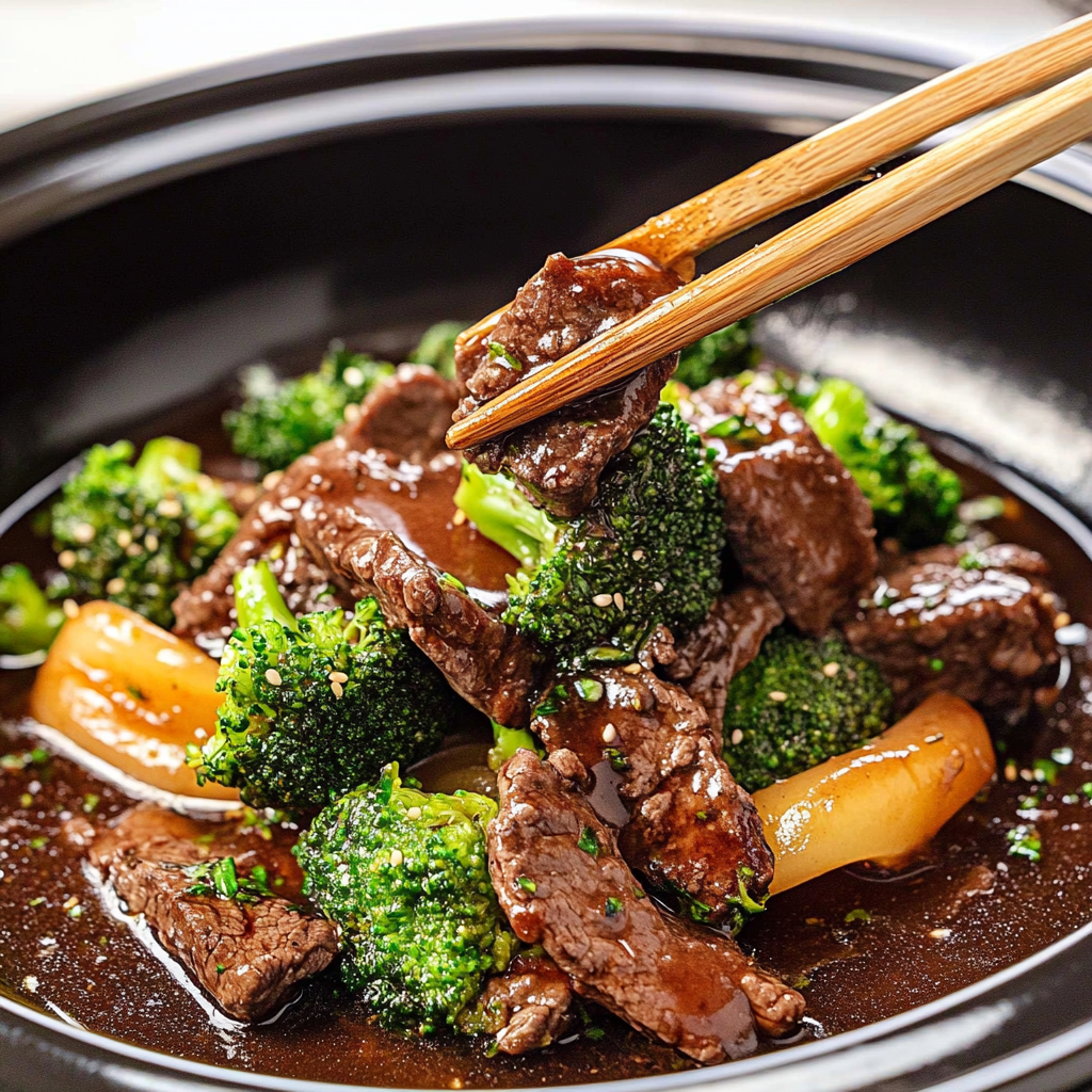 Crockpot Beef and Broccoli