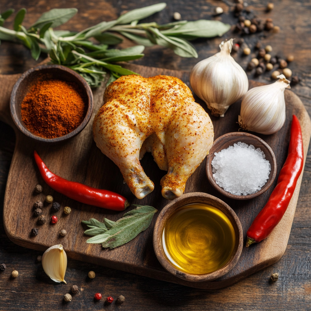 Crockpot Whole Chicken ingredients