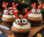 Easy Reindeer Cupcakes