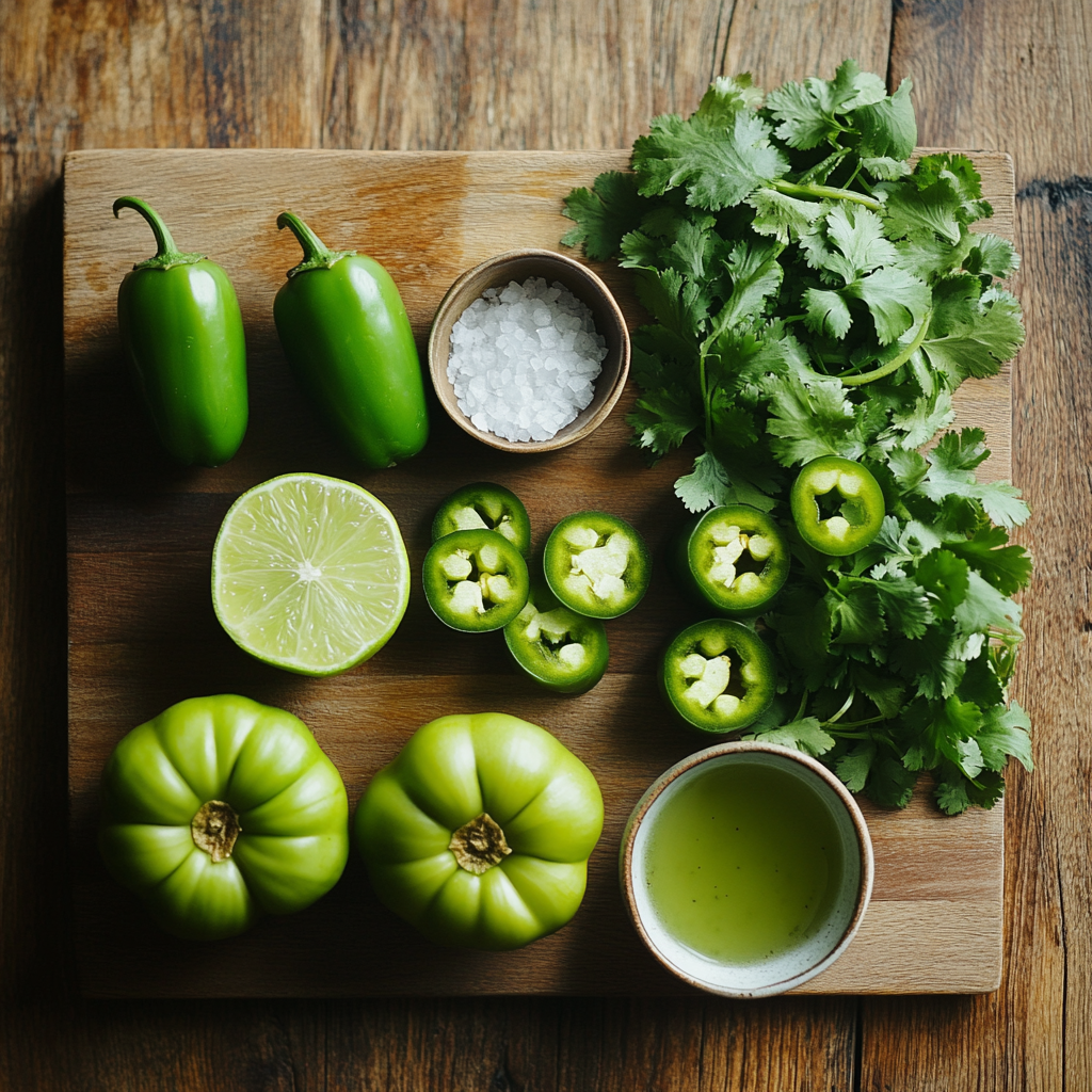 Green Enchilada Sauce ingredients