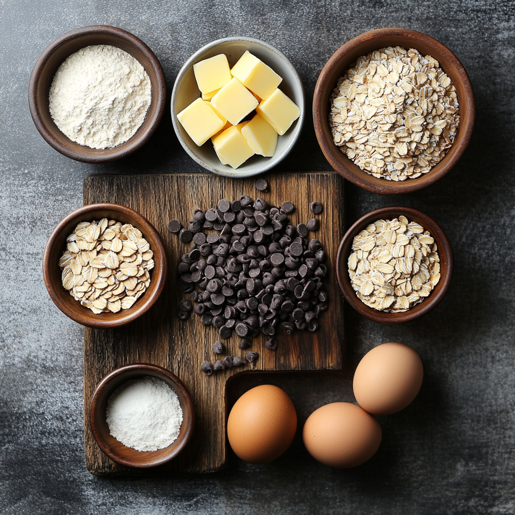 Oatmeal Chocolate Chip Cookie ingredients