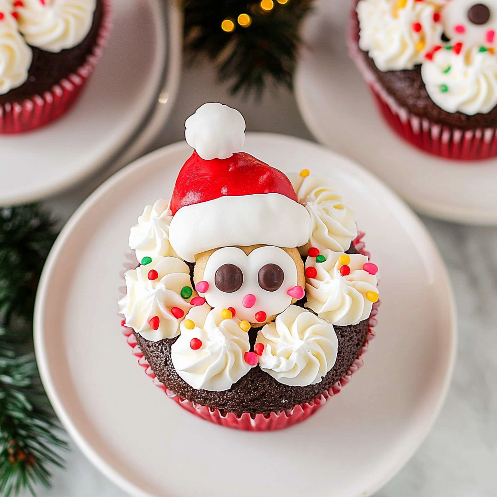 Santa Cupcakes