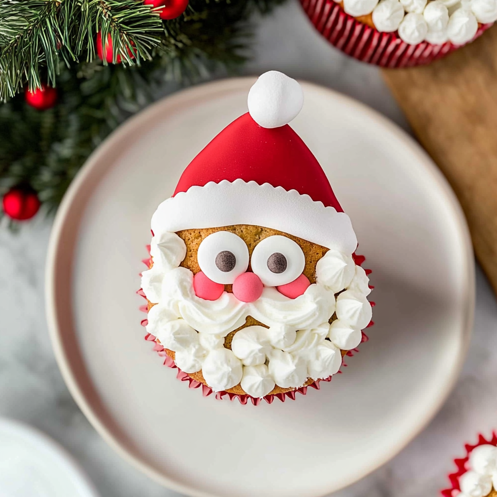 Santa Cupcakes