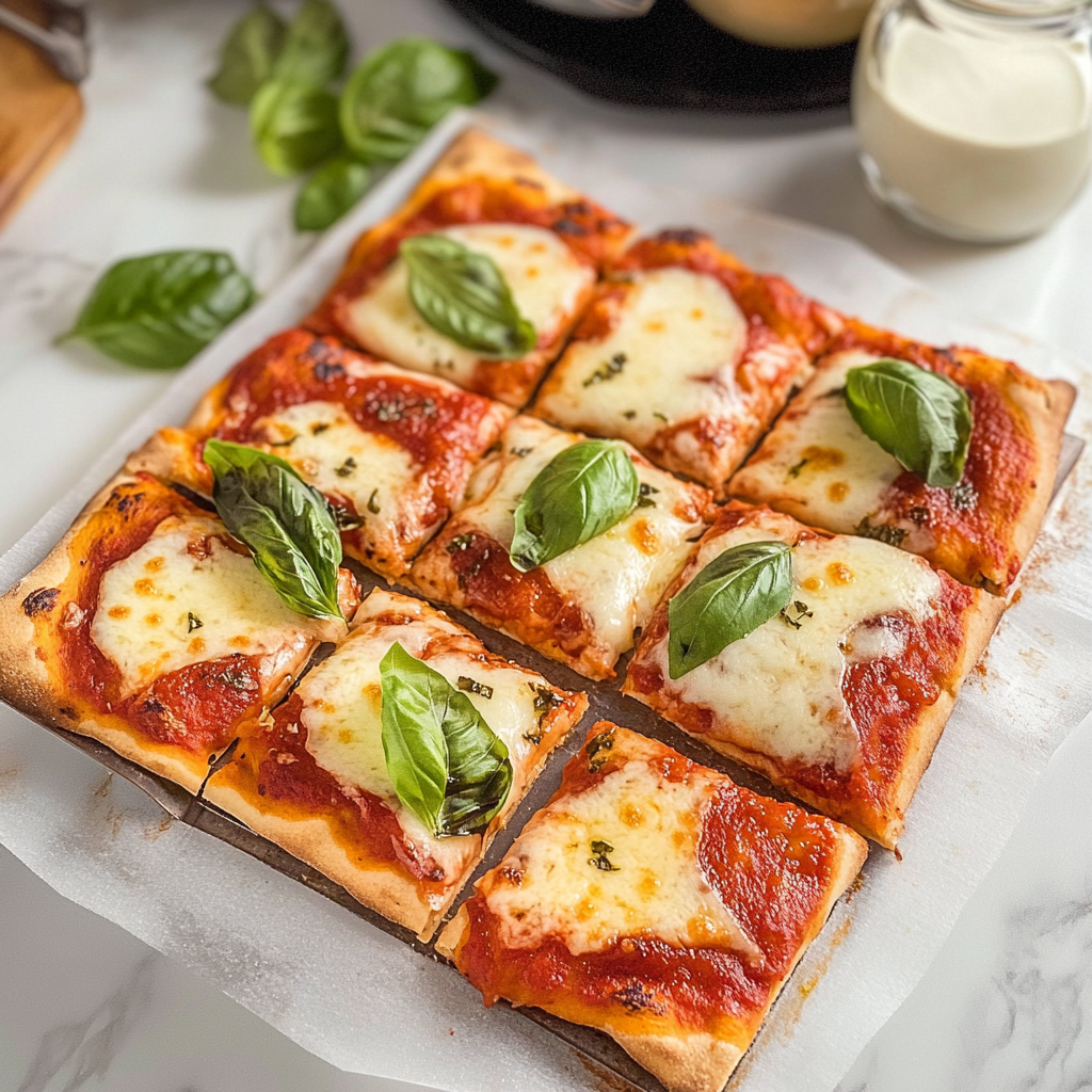 Sheet Pan Margherita Pizza