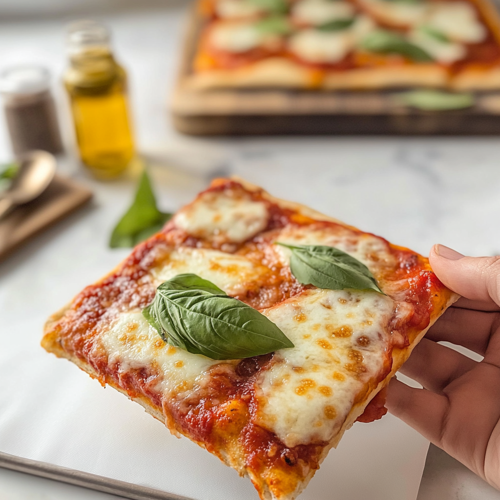 Sheet Pan Margherita Pizza