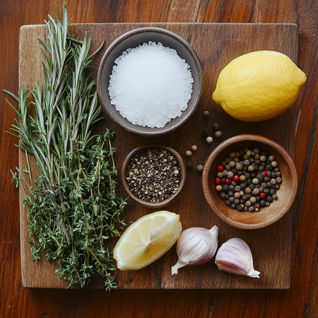 The Best Turkey Brine Recipe ingredients