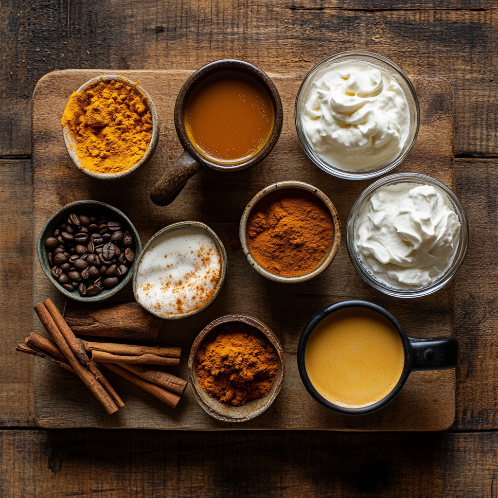 pumpkin spice latte ingredients