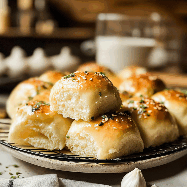 Homemade Garlic Butter Rolls - Hibord