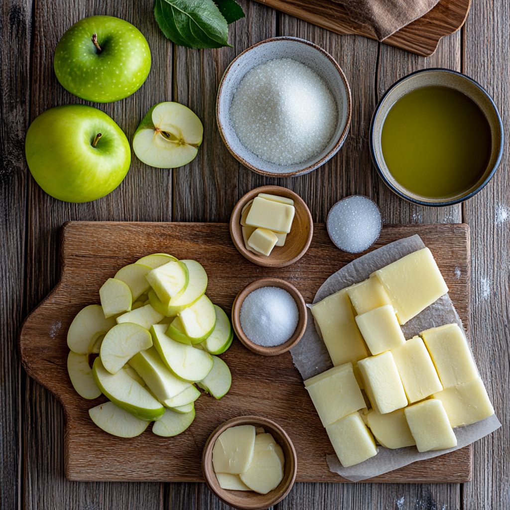 Apple Strudel ingredients