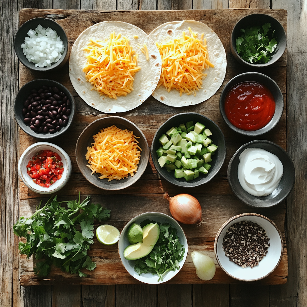 Black Bean Enchiladas ingredients
