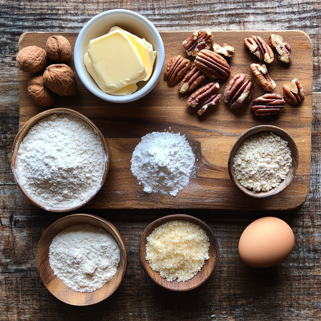 Brown Butter Pecan Cookies ingredients
