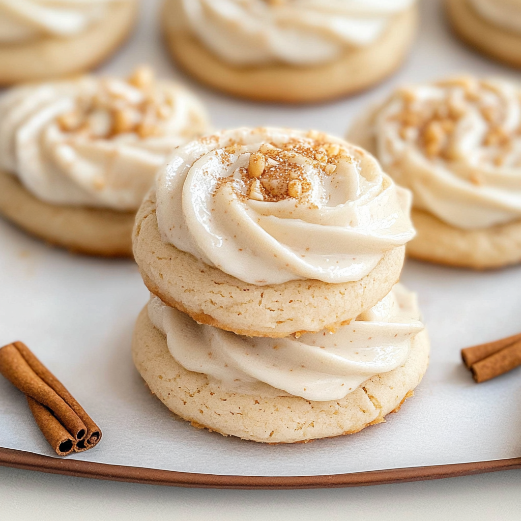 Cake Mix Eggnog Cookies