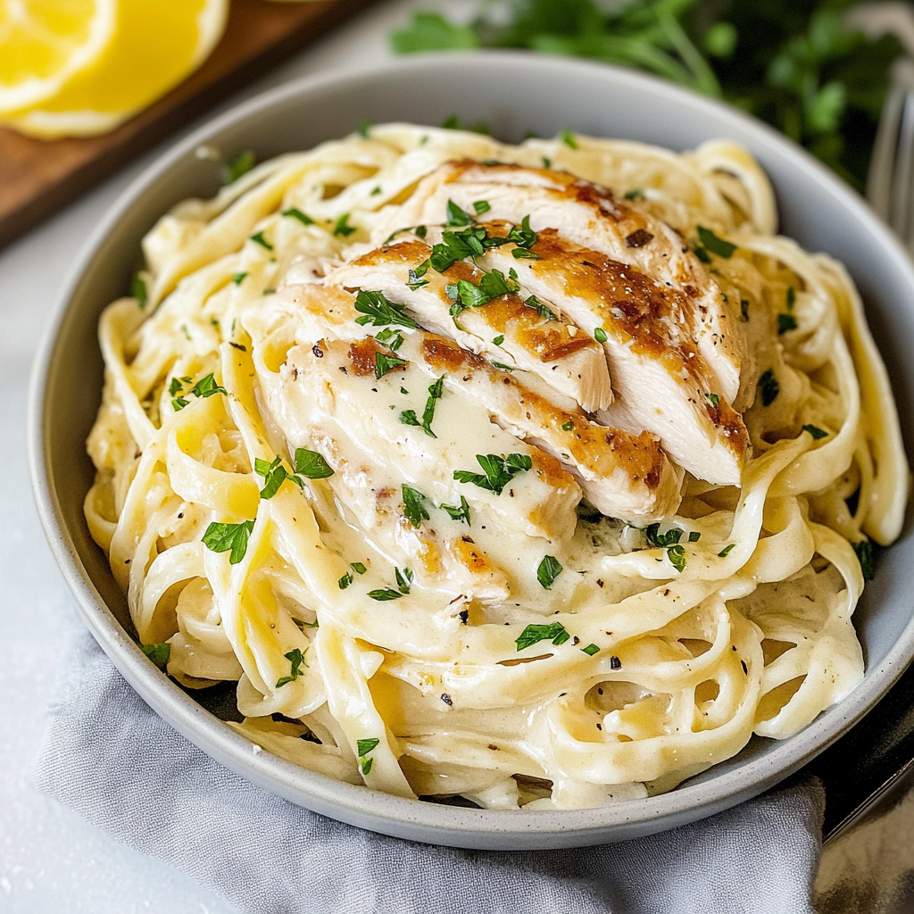 Chicken Fettuccine Alfredo