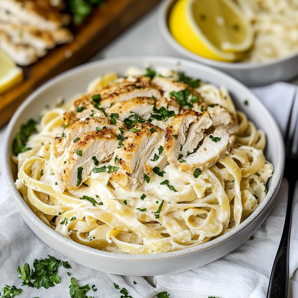 Chicken Fettuccine Alfredo