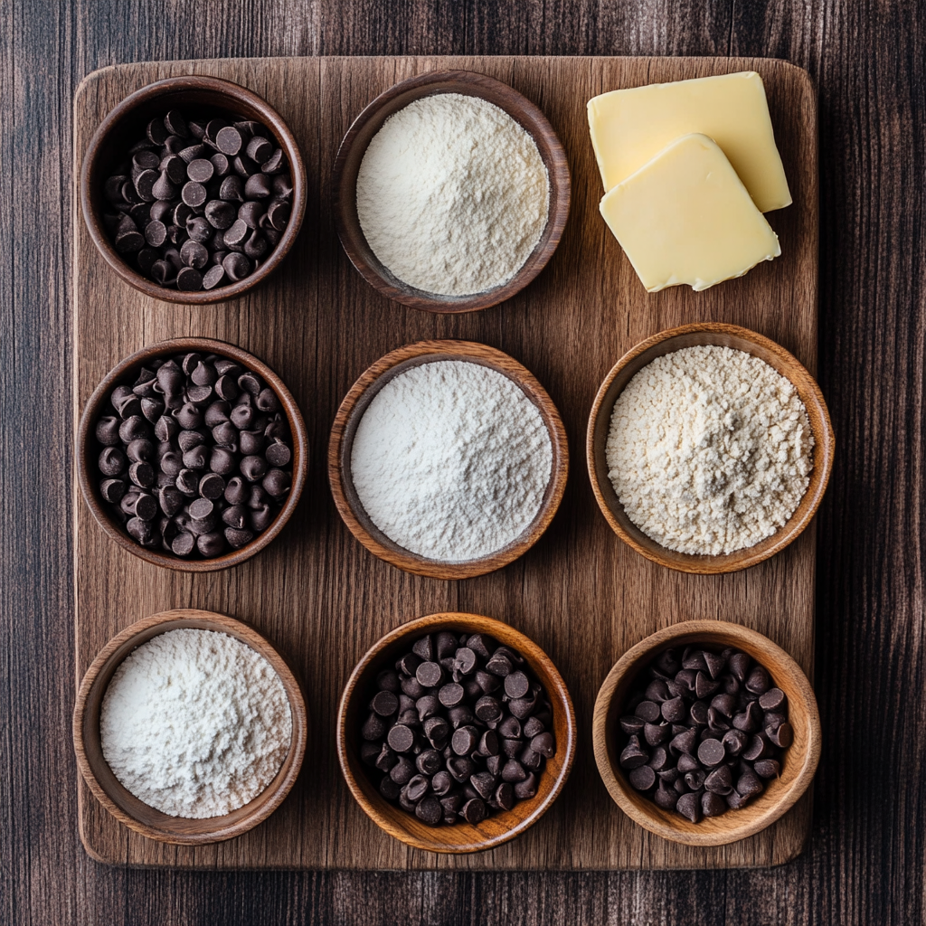 Christmas Double Chocolate Biscotti ingredients