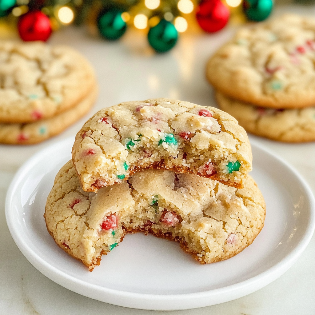 Christmas Gooey Butter Cookies