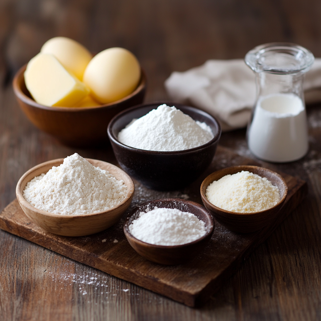 Christmas Gooey Butter Cookies ingredients