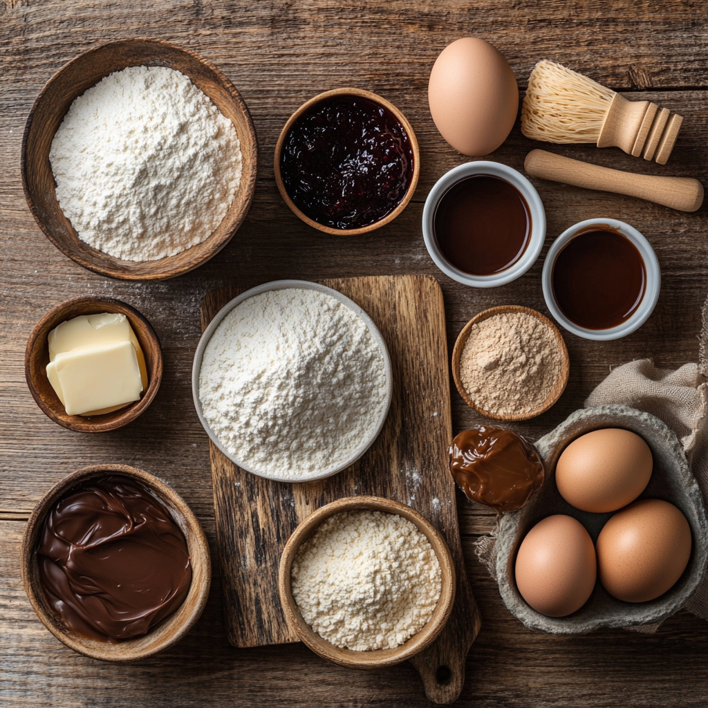 Christmas Star Bread ingredients