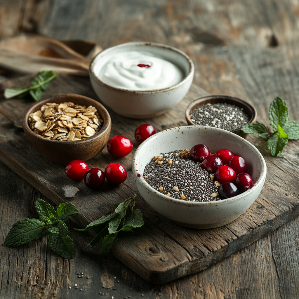 Cranberry Yogurt Bowl ingredients