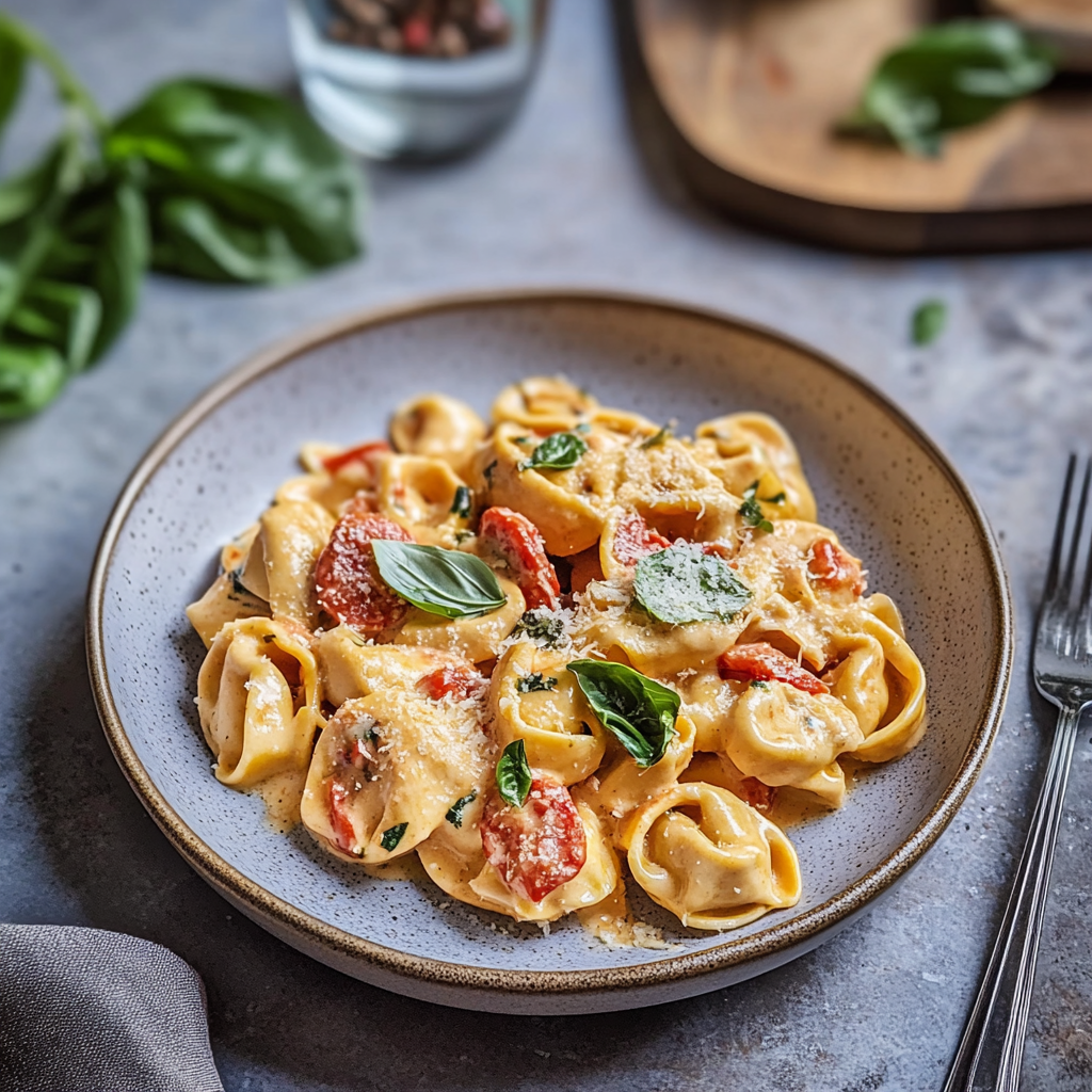 Creamy Tuscan Chicken Tortellini