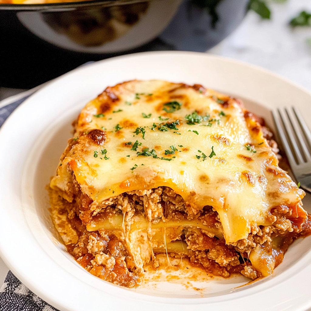 Crockpot Lazy Lasagna