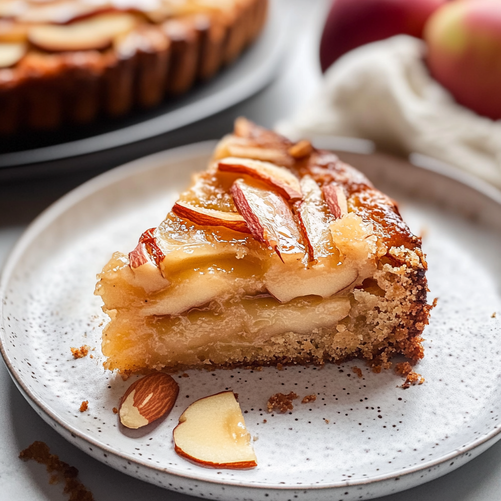 French Apple Almond Cake