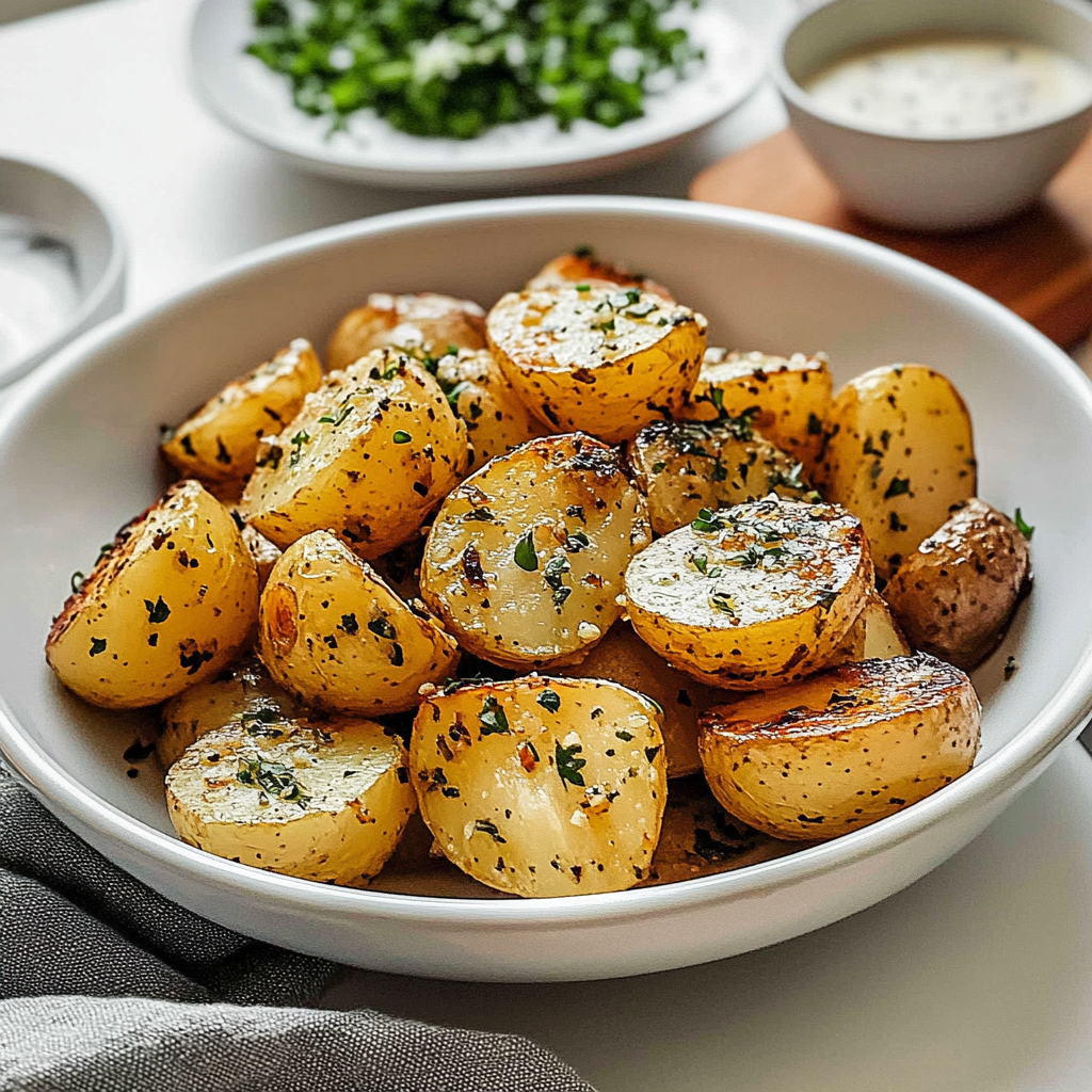 Garlic Roast Potatoes