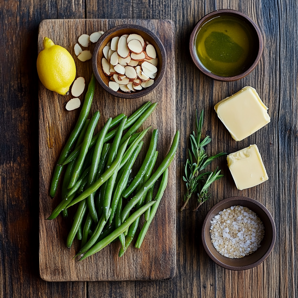 Green Bean Almondine ingredients
