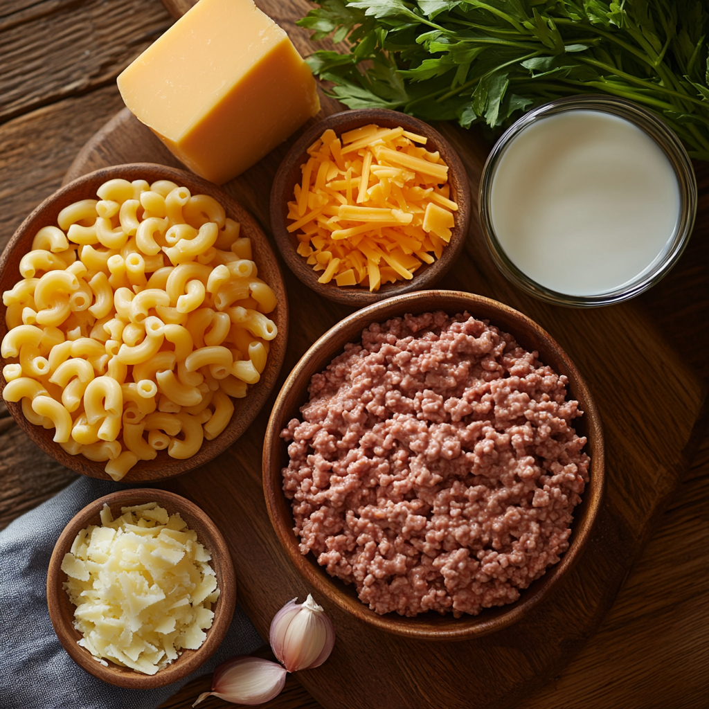Homemade Hamburger Helper ingredients