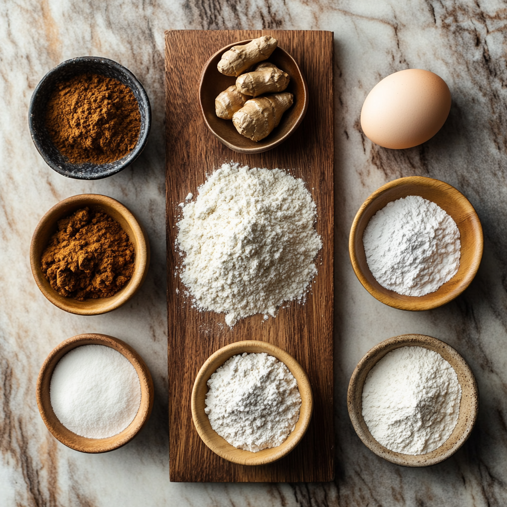 How to Make a Gingerbread House ingredients
