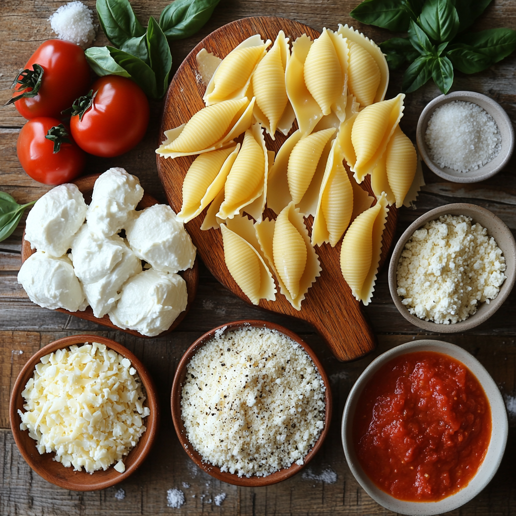 Lasagna Stuffed Shells ingredients
