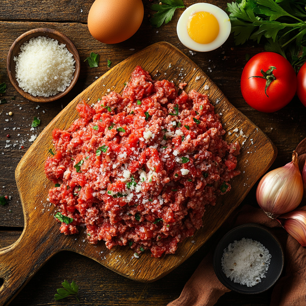 Meatballs with Marinara ingredients