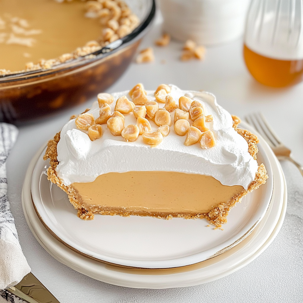 No Bake Butterscotch Pie